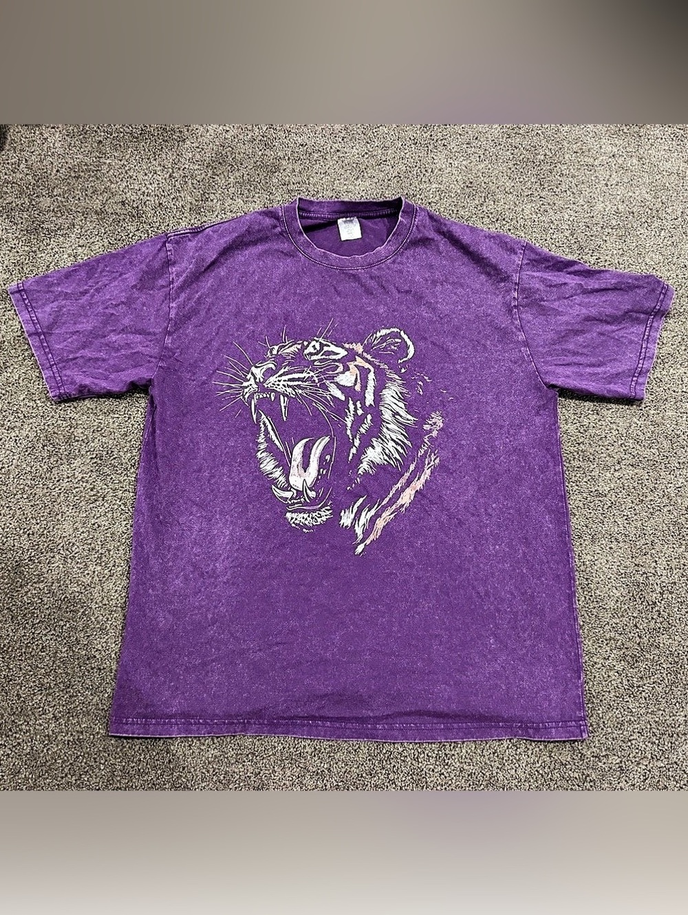 Purple Graphic Short Sleeve Tee